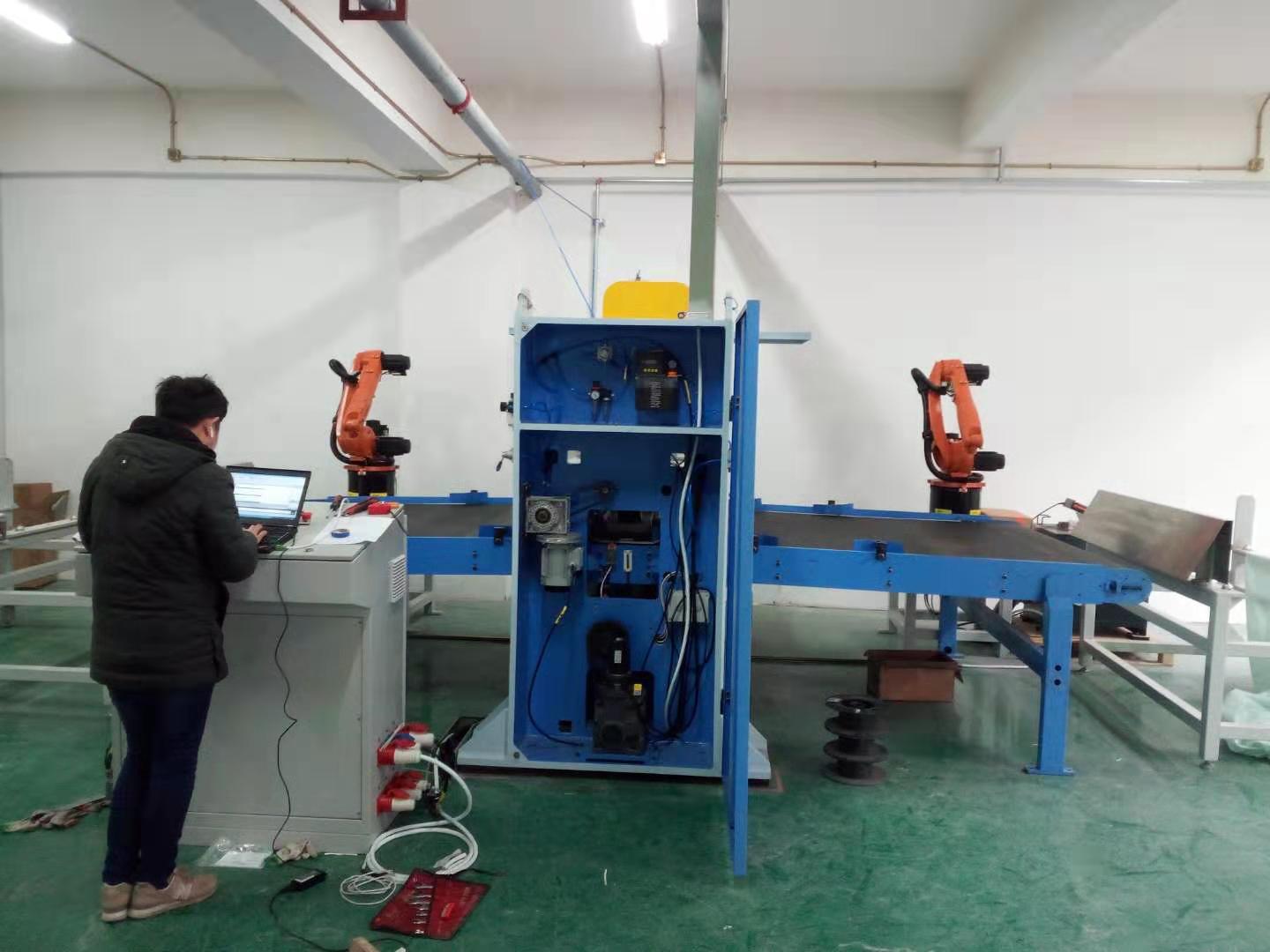 HIT Weihai needle punching panel testing at Huakai Nonwoven
