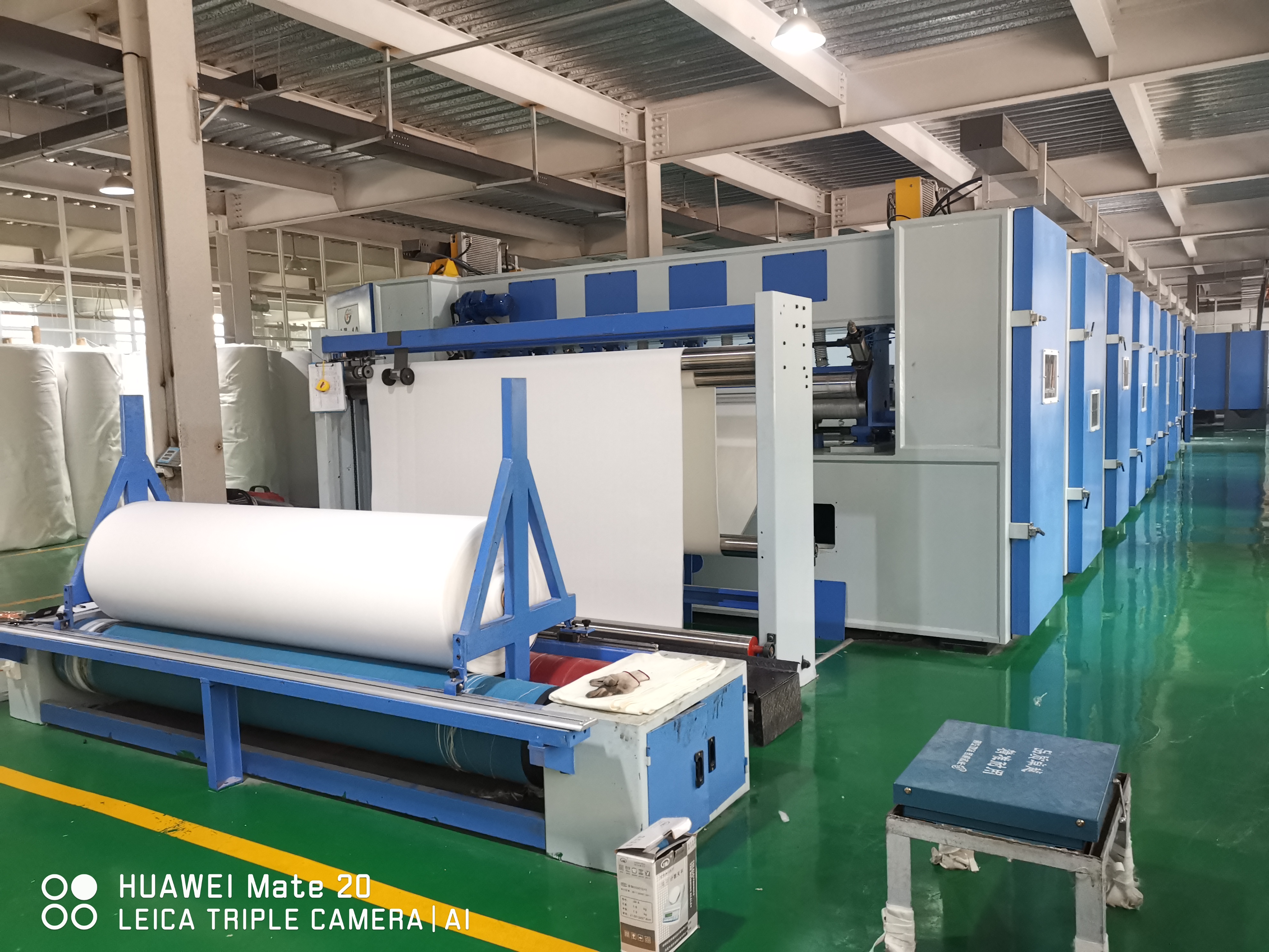 Filtration needle punching production line